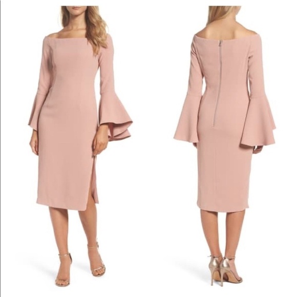 Bardot Dresses & Skirts - Bardot Solange Off Shoulder Midi Dress sz small 4